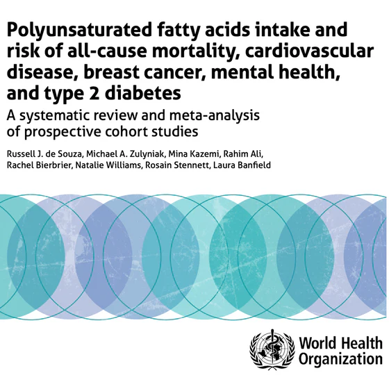 World Health Organisation comprehensive Omega-3 analysis!